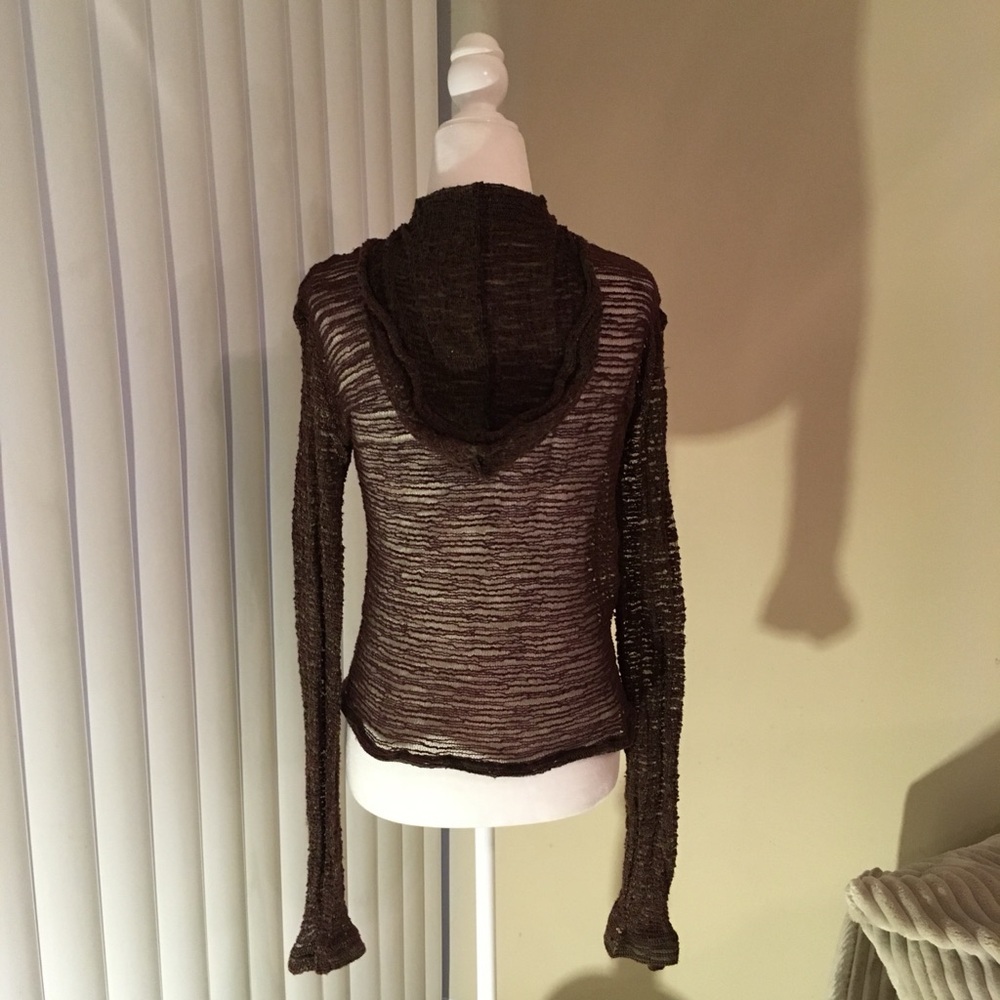 Brown Knit Cardigan - Picture 3 of 3